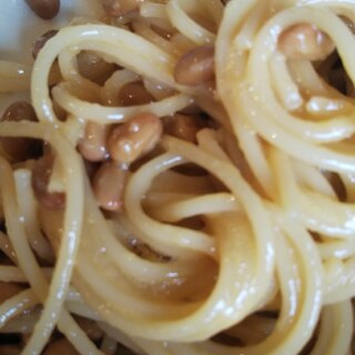 納豆卵パスタ